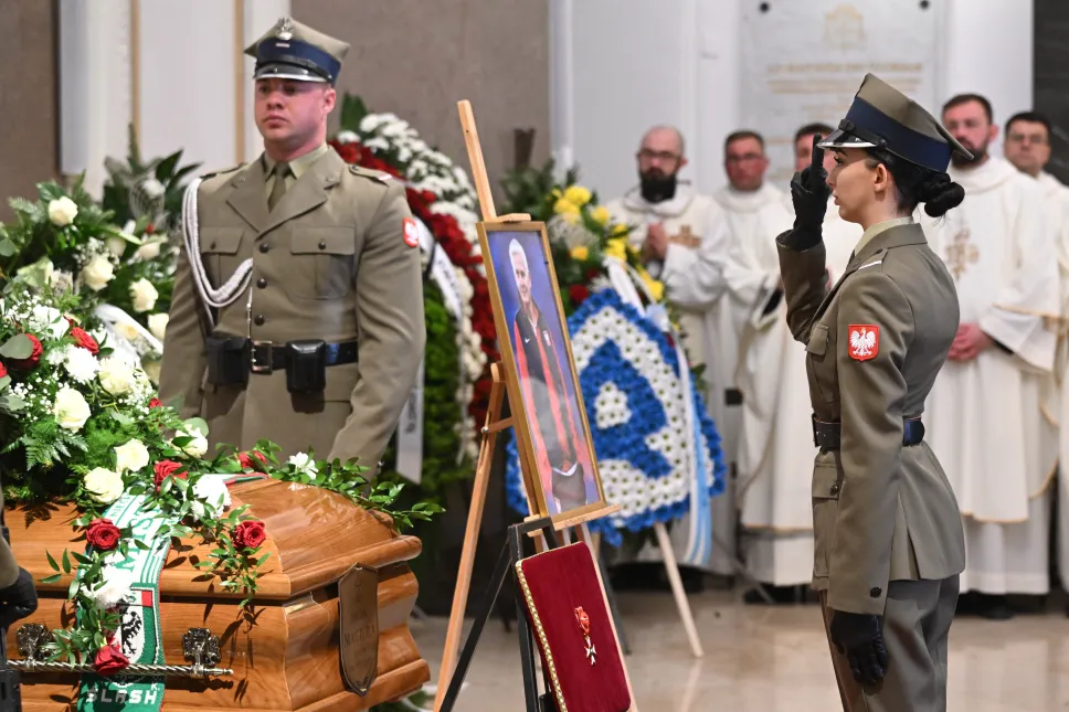 Pogrzeb Jacka Magiery. Fot. PAP/Radek Pietruszka