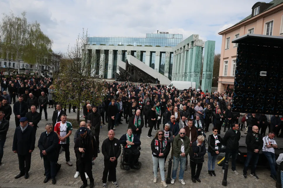 Pogrzeb Jacka Magiery. Fot. PAP/Radek Pietruszka