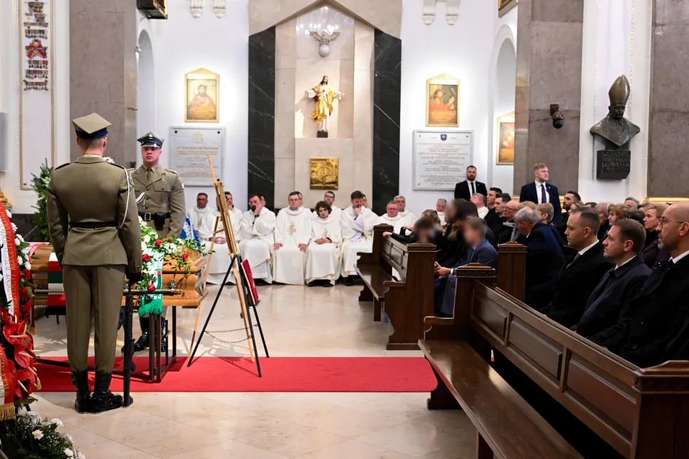 Pogrzeb Jacka Magiery. Fot. PAP/Radek Pietruszka