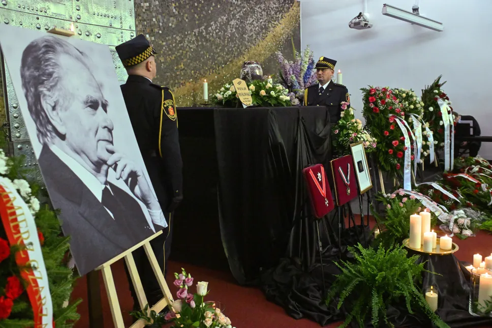 Pogrzeb pisarza Wiesława Myśliwskiego. Fot. PAP/Piotr Nowak