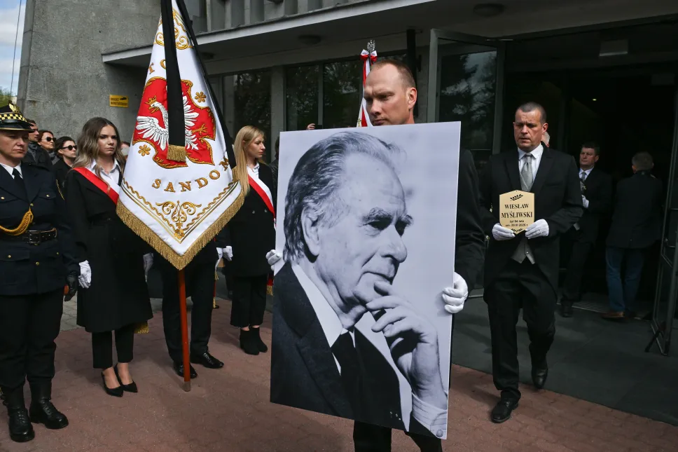 Pogrzeb pisarza Wiesława Myśliwskiego. Fot. PAP/Piotr Nowak