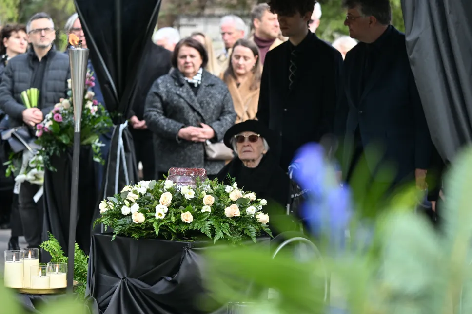 Pogrzeb pisarza Wiesława Myśliwskiego. Fot. PAP/Piotr Nowak