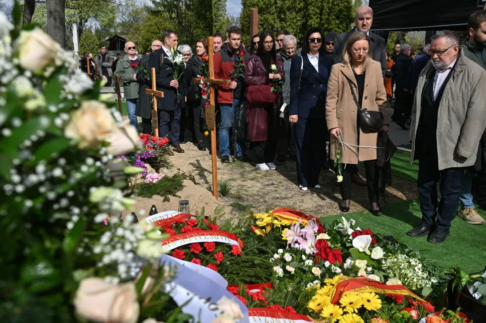 Pogrzeb pisarza Wiesława Myśliwskiego. Fot. PAP/Piotr Nowak