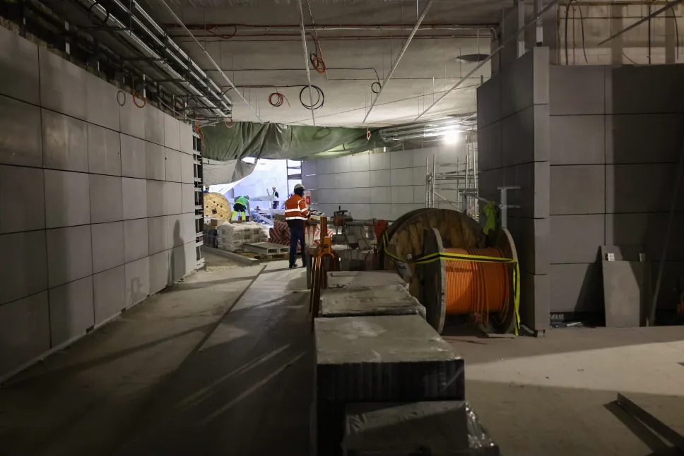 Budowa nowych stacji metra m2. Fot. PAP/Albert Zawada