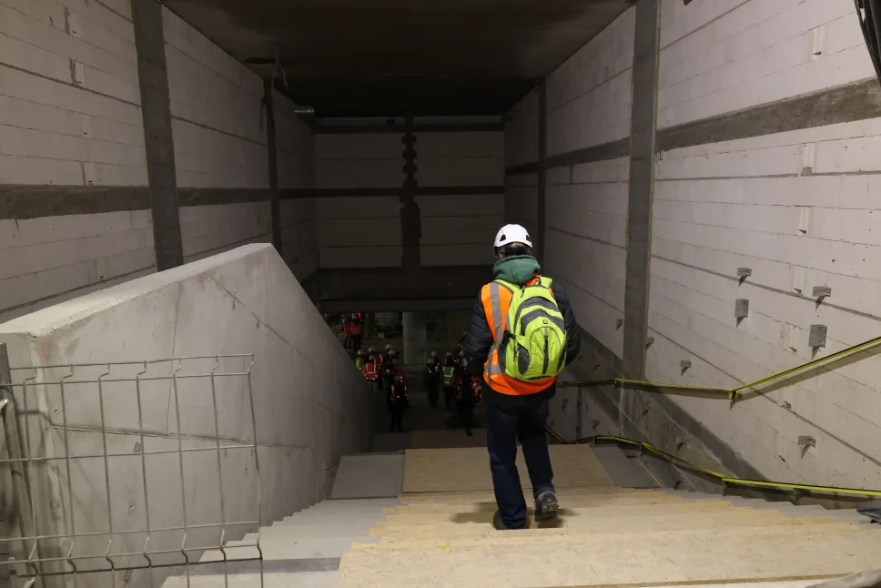 Budowa nowych stacji metra m2. Fot. PAP/Albert Zawada