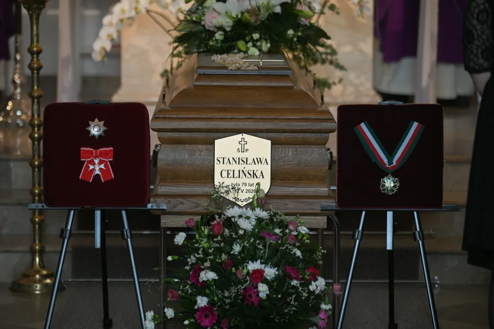 Pogrzeb Stanisławy Celińskiej. Fot. PAP/Marcin Obara