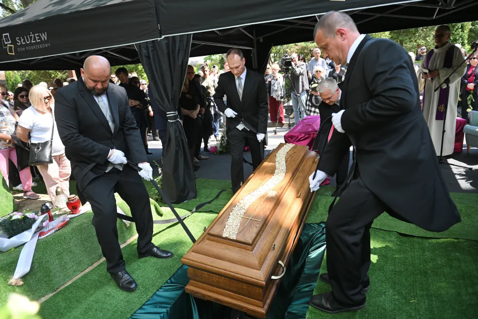 Pogrzeb Stanisławy Celińskiej. Fot. PAP/Marcin Obara