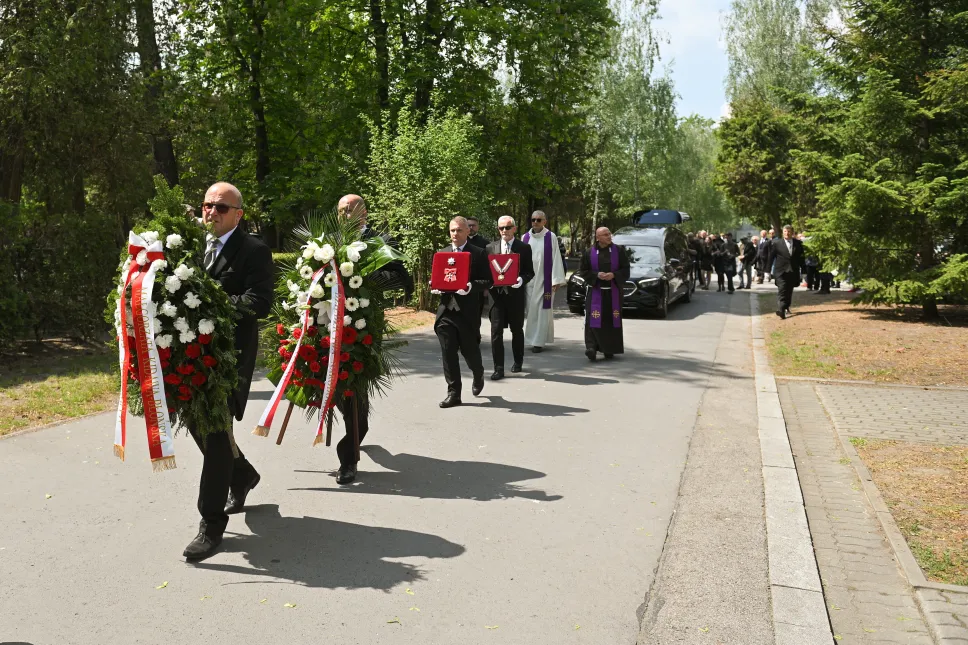 Pogrzeb Stanisławy Celińskiej. Fot. PAP/Marcin Obara