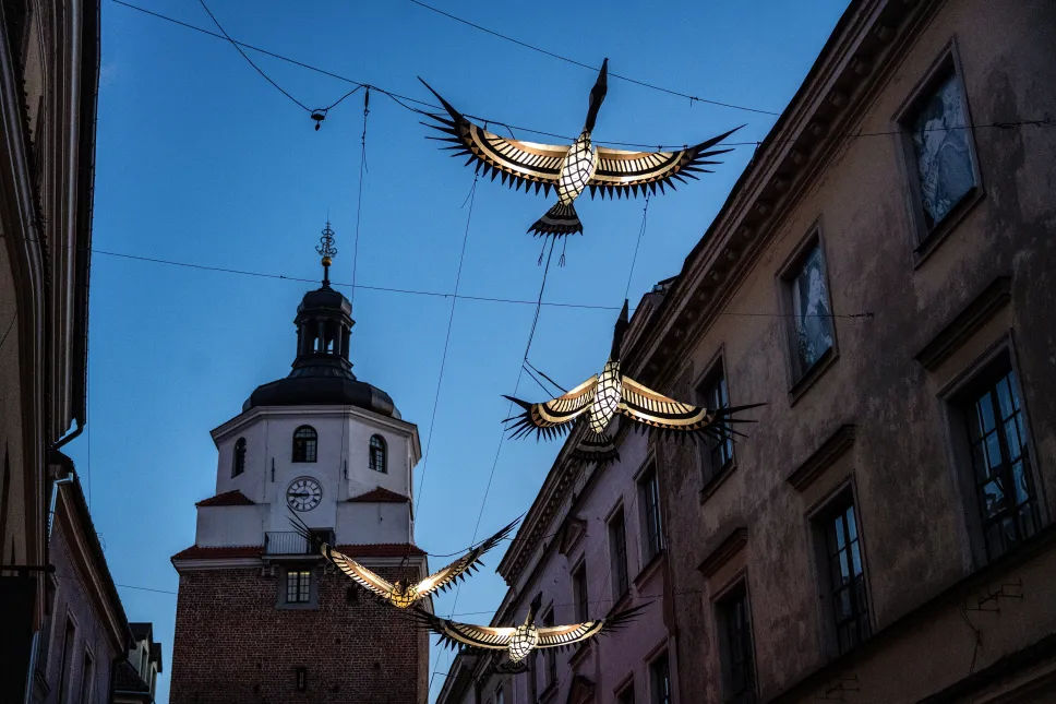 Jubileuszowa 20. edycja Festiwalu Noc Kultury w Lublinie. Fot. PAP/Wojtek Jargiło