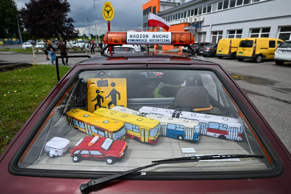 II Zlot Zabytkowych Autobusów w Rzeszowie. Fot. PAP/Darek Delmanowicz