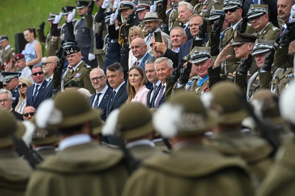 Uroczyste obchody święta Dowództwa Generalnego Rodzajów Sił Zbrojnych na terenie Muzeum Bitwy Warszawskiej 1920 roku w Ossowie. Fot. PAP/Marcin Obara