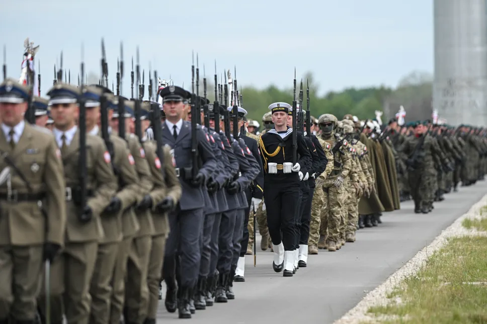 Uroczyste obchody święta Dowództwa Generalnego Rodzajów Sił Zbrojnych na terenie Muzeum Bitwy Warszawskiej 1920 roku w Ossowie. Fot. PAP/Marcin Obara