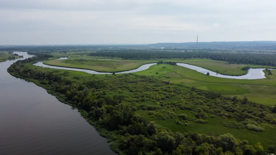 Tramwaj wodny na trasie Szczecin - Gartz. Fot. PAP/Marcin Bielecki