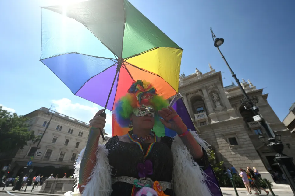 Parada Równości w Budapeszcie. Fot. EPA/Zoltan Kocsis