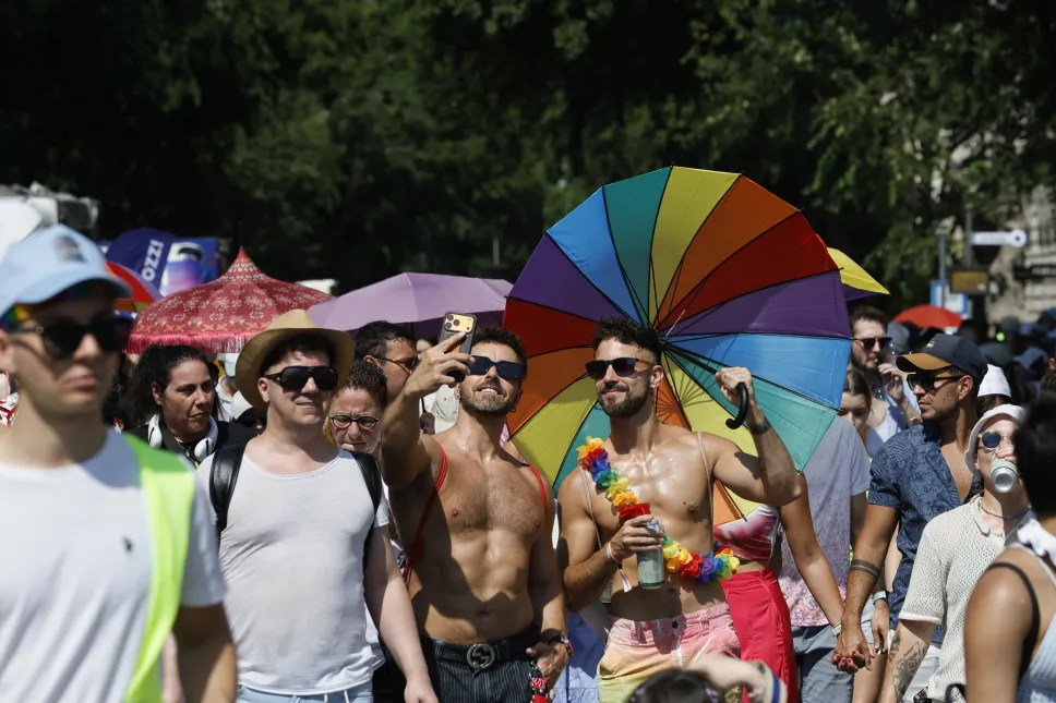 Parada Równości w Budapeszcie. Fot. EPA/Zoltan Kocsis