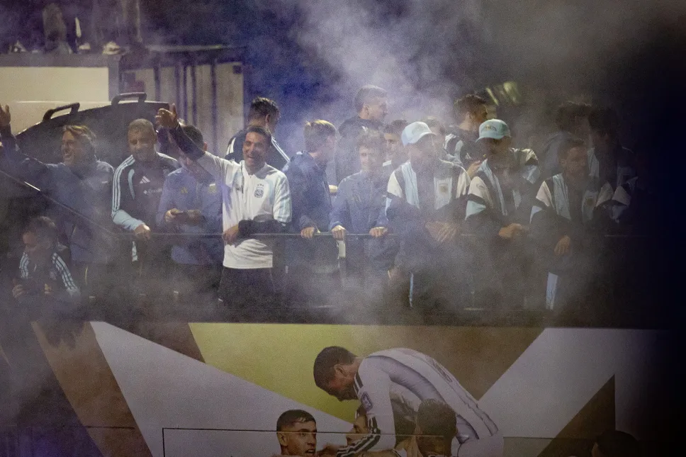 Reprezentacja Argentyny Fot. PAP/EPA/JUAN IGNACIO RONCORONI