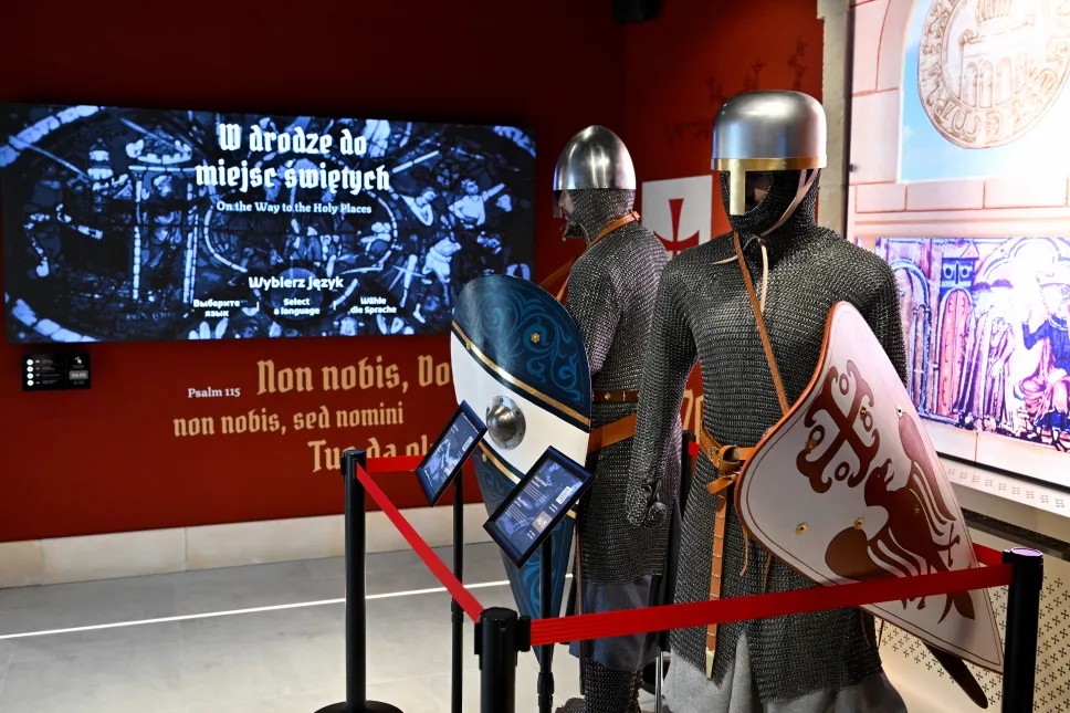 Nowo otwarte Centrum Historii Templariuszy w Opatowie. Fot. PAP/Piotr Polak