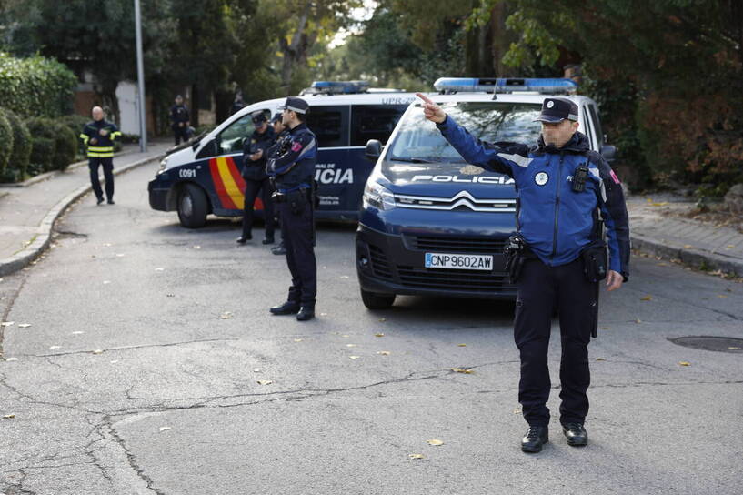 Hiszpańska policja, Fot. PAP/EPA/Chema Moya