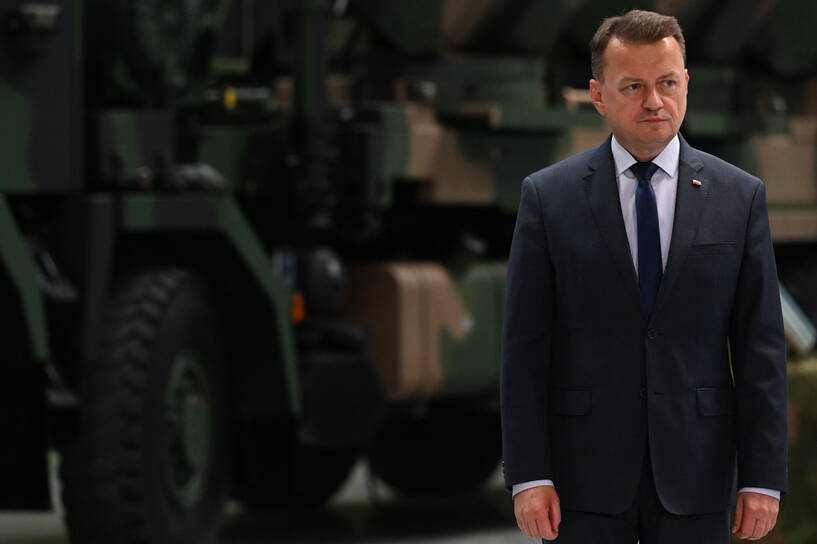 Wicepremier, minister obrony narodowej Mariusz Błaszczak Fot. PAP/Darek Delmanowicz