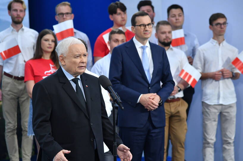 Kampania wyborcza do parlamentu 2023. Fot. PAP/Radek Pietruszka