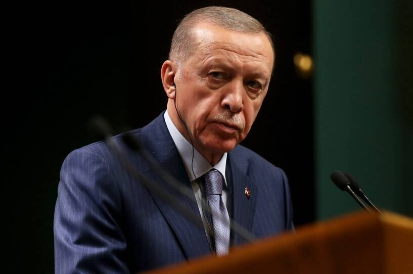 Prezydent Turcji Recep Tayyip Erdogan Fot. PAP/EPA/NECATI SAVAS