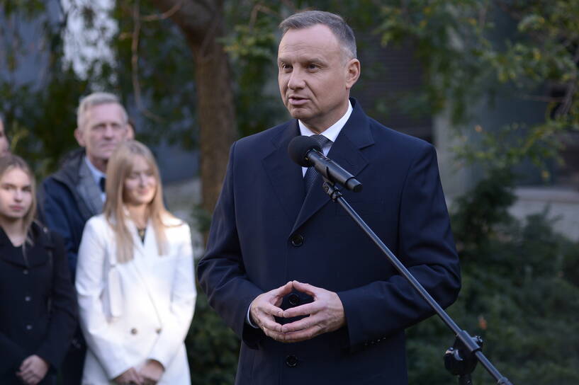Prezydent Andrzej Duda Fot. PAP/Marcin Obara