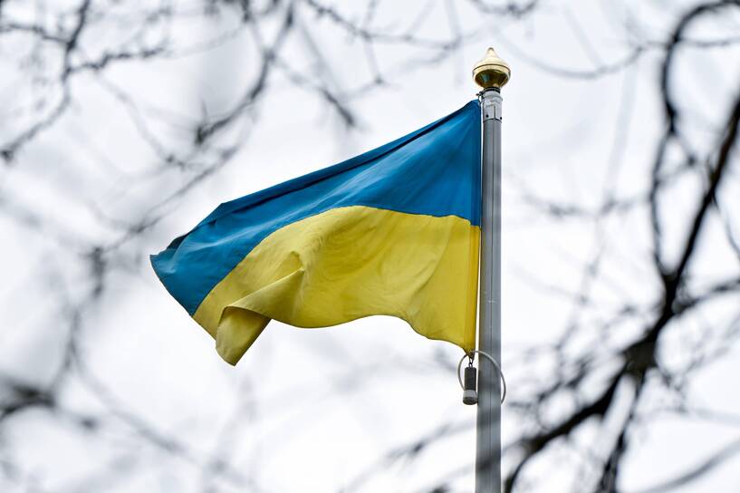 Flaga Ukrainy Fot. PAP/UKRINFORM/Anastasiia Smolienko