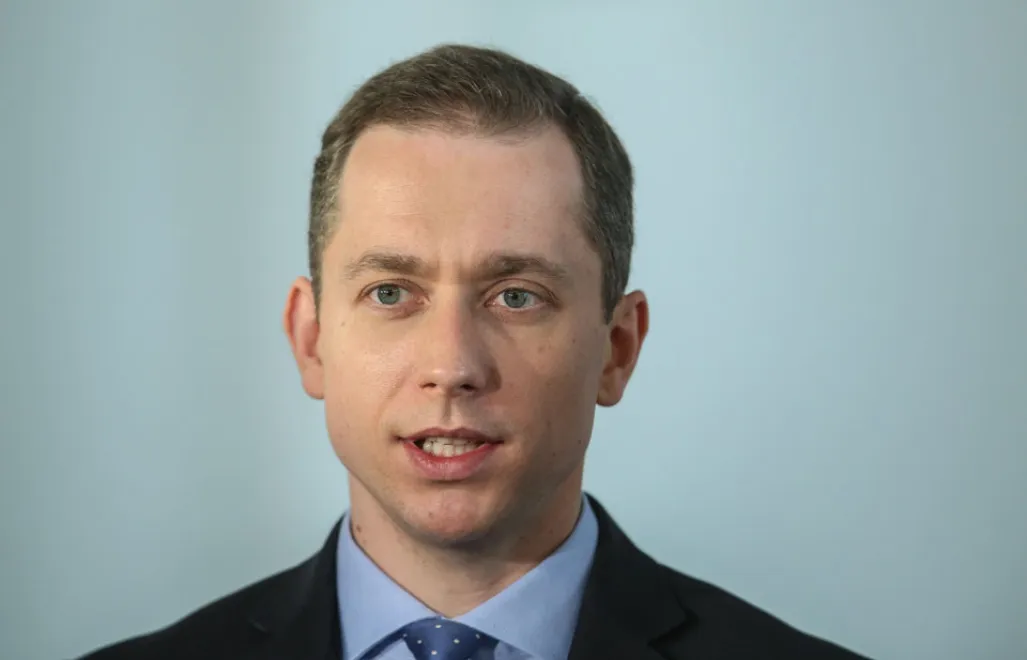 Warszawa, 29.03.2017. Poseł Cezary Tomczyk podczas konferencji prasowej KP PO pt. "Macierewicz zagraża bezpieczeństwu Polski", 29 bm. w Sejmie. (rg/awol)  Archiwum PAP/Rafał Guz 