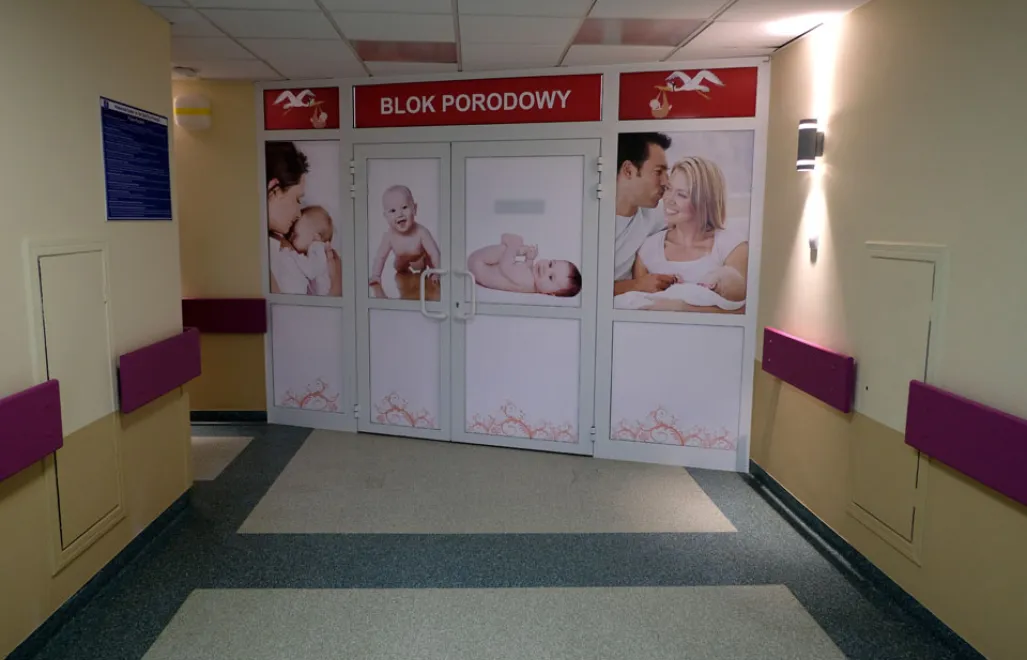Przemyśl, 06.10.2017. Zmodernizowany Oddział Ginekologiczno-Położniczy w Wojewódzkim Szpitalu im. Św. Ojca Pio w Przemyślu, 6 bm. Fot. PAP/Darek Delmanowicz