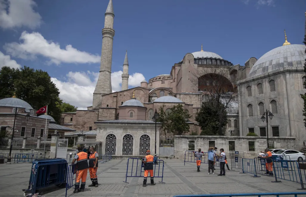 Muzeum Hagia Sophia w Stambule. Fot. PAP/EPA/ERDEM SAHIN