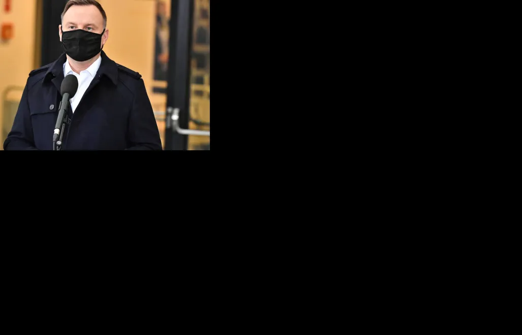  Koronawirus w Polsce. Prezydent Andrzej Duda. Fot. PAP/Andrzej Lange