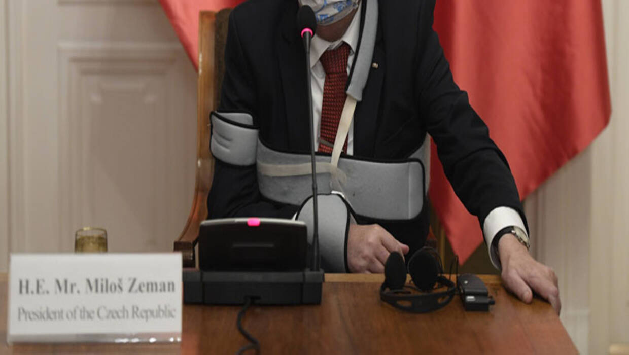 Prezydent Czech Milos Zeman. Fot. PAP/EPA/ONDREJ DEML