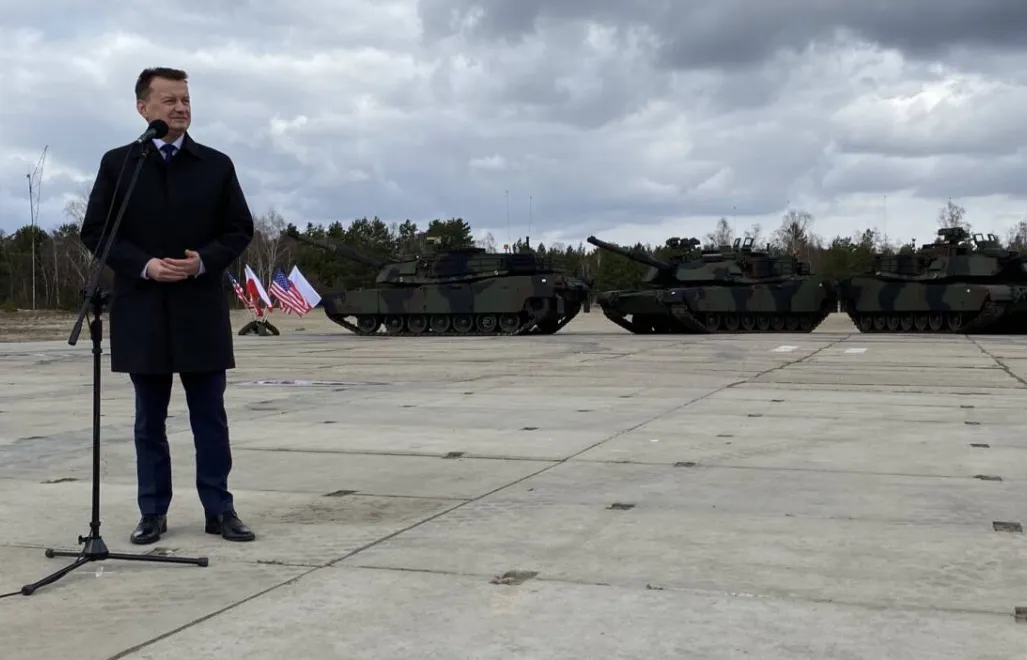 Do Polski trafi 250 czołgów Abrams. Fot. Twitter/MON 