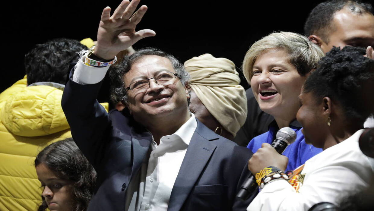 Gustavo Petro został nowym prezydentem Kolumbii. Fot. PAP/EPA/Carlos Ortega 