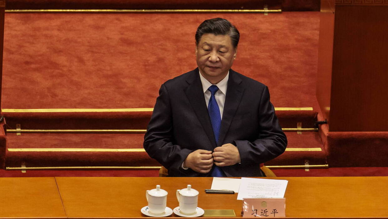 Prezydent Chin Xi Jinping. Fot. PAP/EPA/ALEX PLAVEVSKI