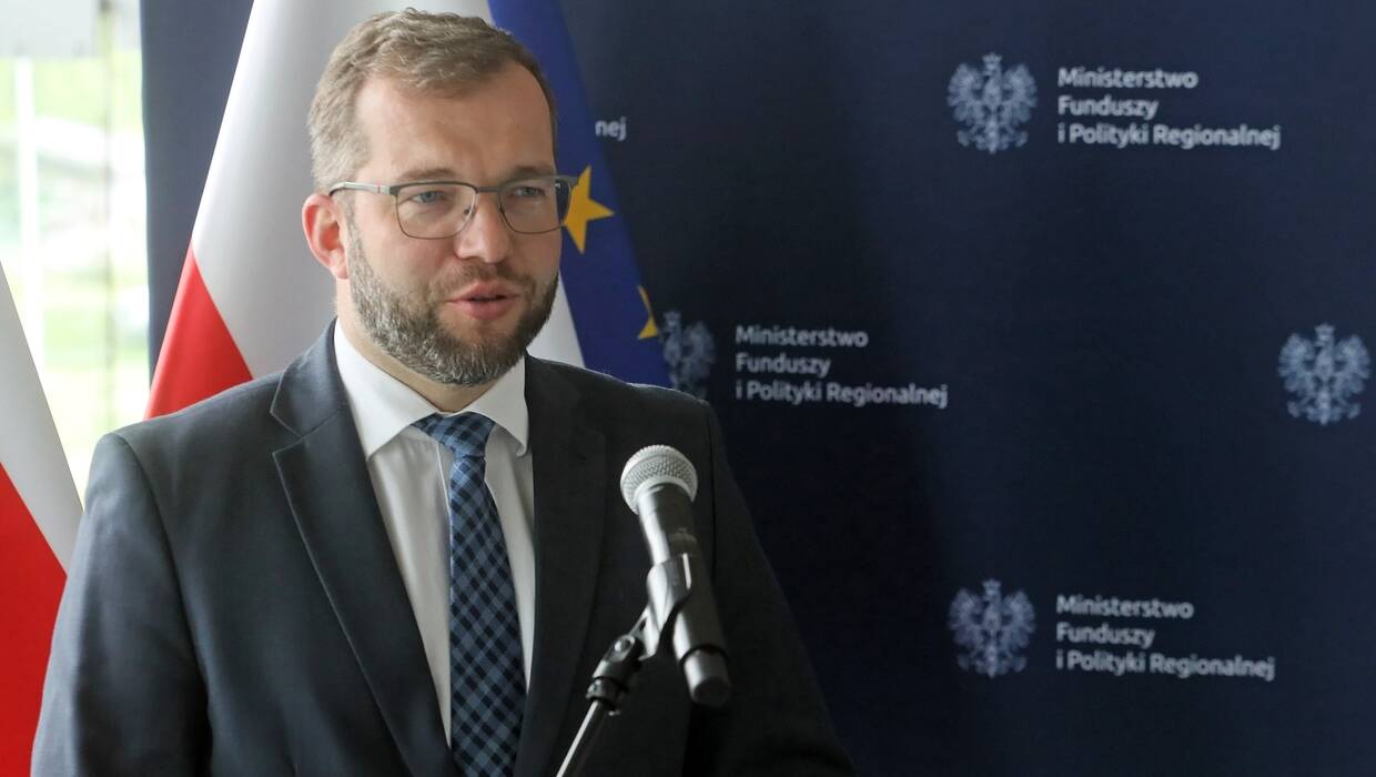 Minister funduszy i polityki regionalnej Grzegorz Puda. Fot. PAP/Artur Reszko