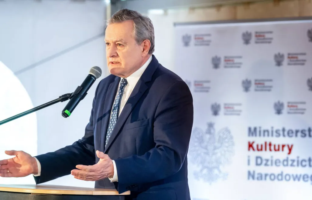 Minister kultury i dziedzictwa narodowego Piotr Gliński. Fot. PAP/Tytus Żmijewski