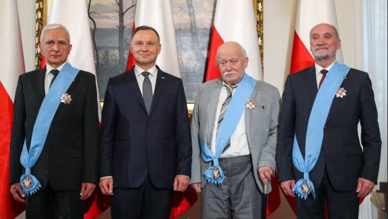 Prezydent RP Andrzej Duda odznaczył kawalerów Orderów Orła Białego. Fot. TT/KANCELARIA PREZYDENTA/ 