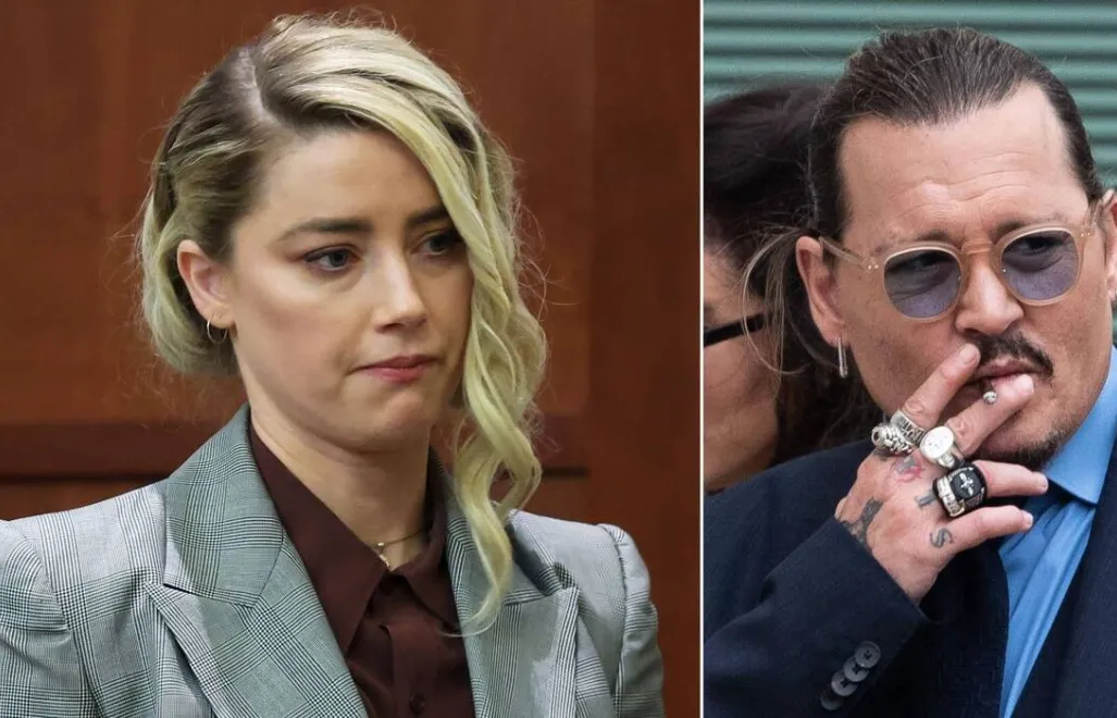 Amber Heard. Fot MICHAEL REYNOLDS / POOL PAP/EPA / Johnny Depp. Fot. Cliff Owen - CNP PAP/Newscom