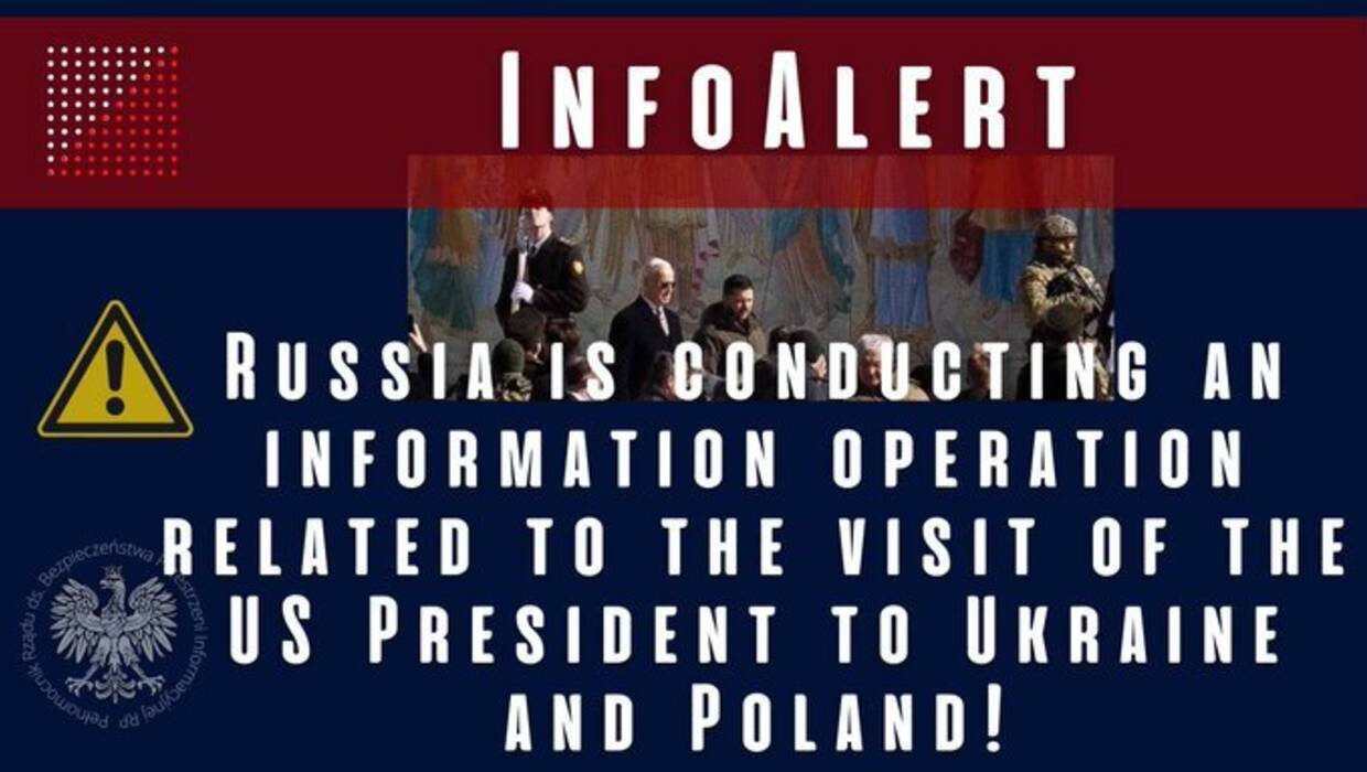 Żaryn: Rosja prowadzi operację informacyjną związaną z wizytą prezydenta USA w Ukrainie i Polsce. Fot. TT/Stanisław Żaryn
