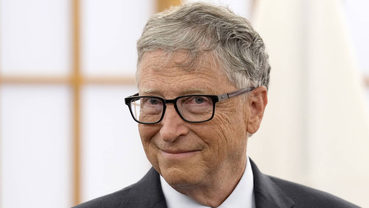 Bill Gates. Fot. PAP/EPA/FRANCK ROBICHON