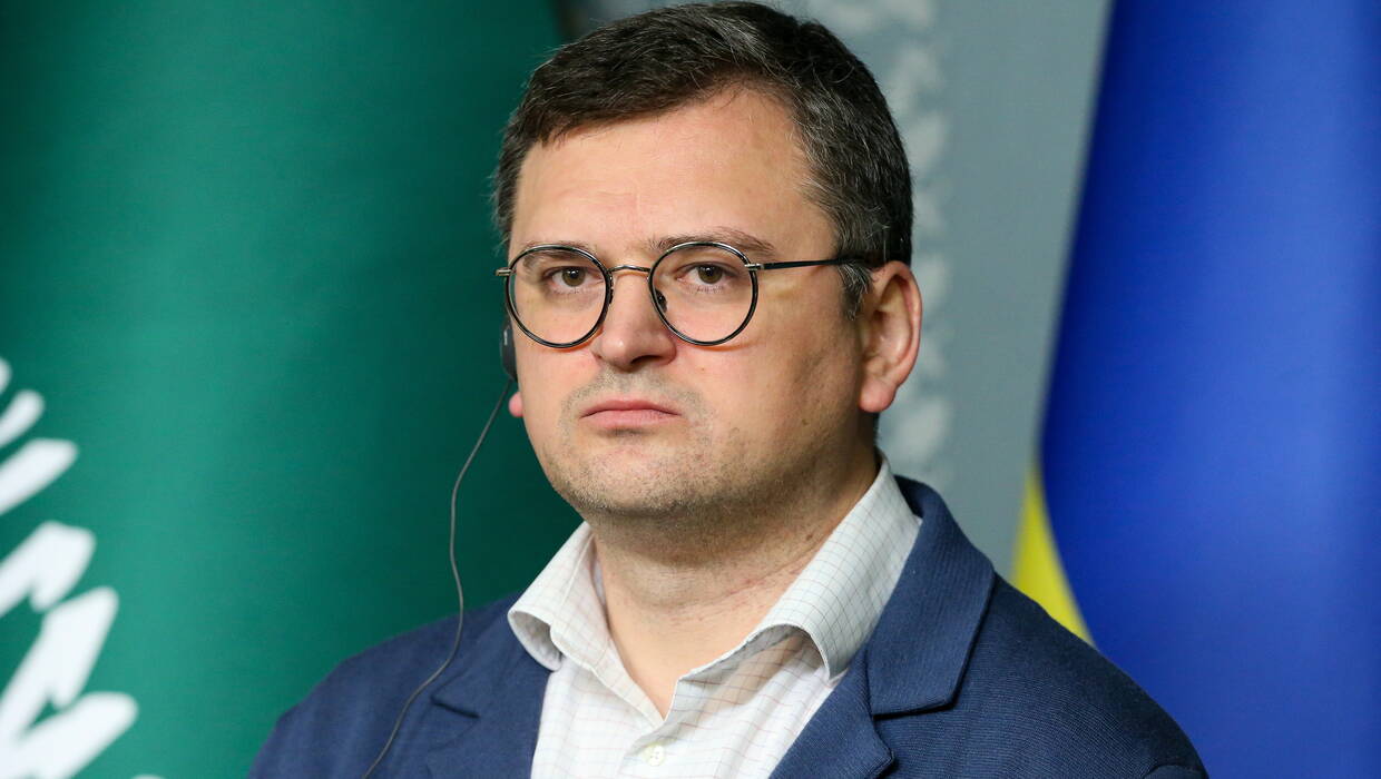 Szef ukraińskiej dyplomacji Dmytro Kułeba. Fot. PAP/Viktor Kovalchuk