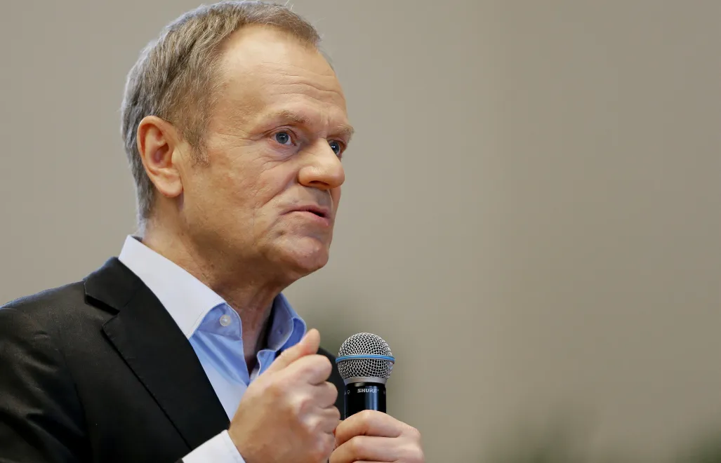 Szef PO Donald Tusk. Fot. PAP/Zbigniew Meissner