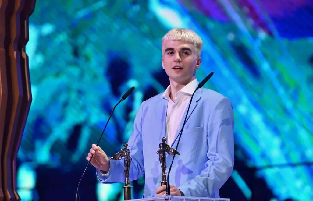 Raper "Mata", fot. PAP/Marcin Bielecki