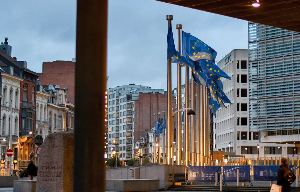 Siedziba Komisji Europejskiej w Brukseli, Fot. PAP/DPA/Winfried Rothermel