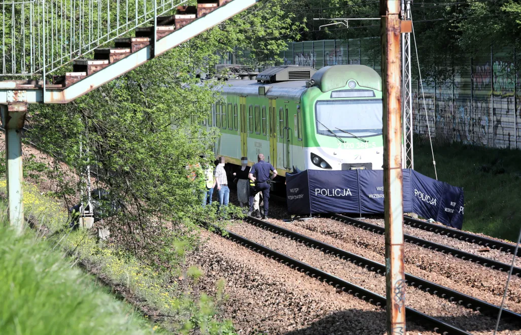Wypadek na torach, zdjęcie ilustracyjne, Fot. PAP/Wojciech Olkuśnik