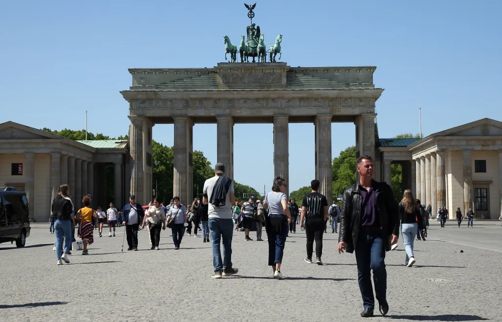 Brama brandenburska. Fot. PAP/DPA/Wolfgang Kumm