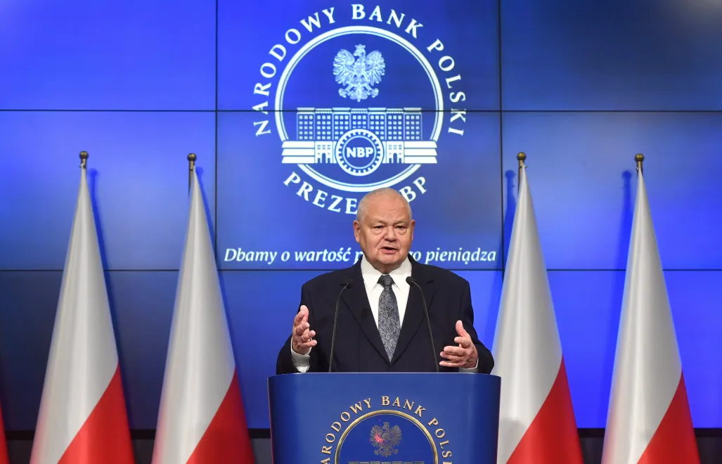 Prezes Narodowego Banku Polskiego Adam Glapiński Fot. PAP/Radek Pietruszka