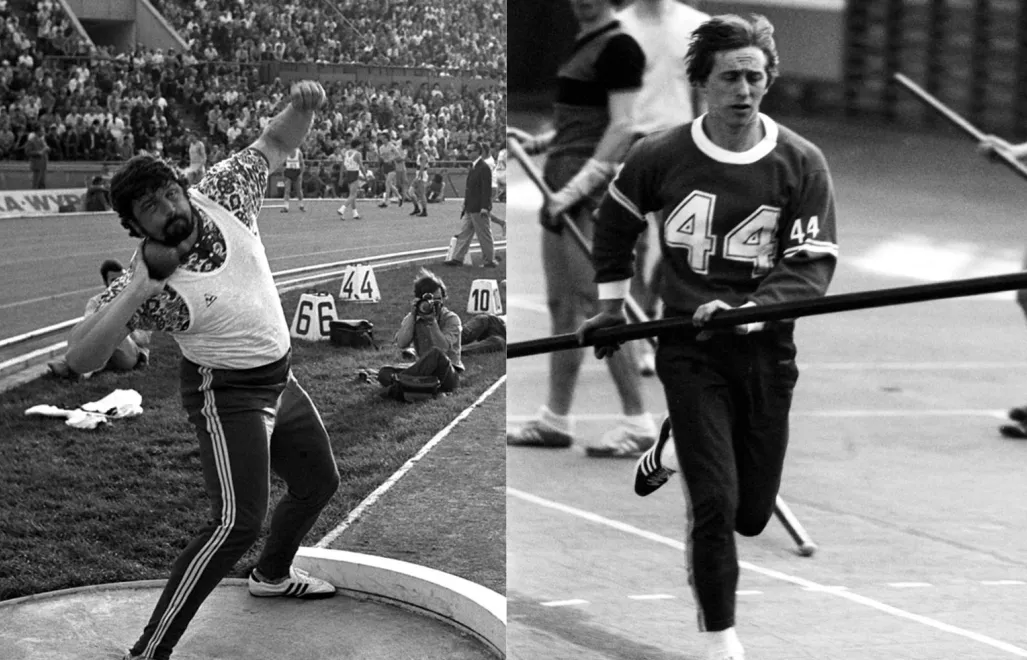 Władysław Komar, Tadeusz Ślusarski. Fot. PAP/CAF/Adam Urbanek/Zbigniew Mateusz