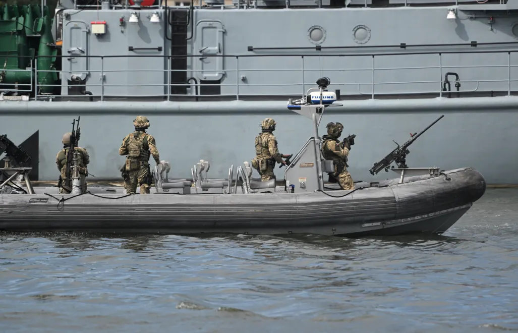 prezentacja zespołu bojowego w jednostce Formoza, fot. PAP/Marcin Bielecki